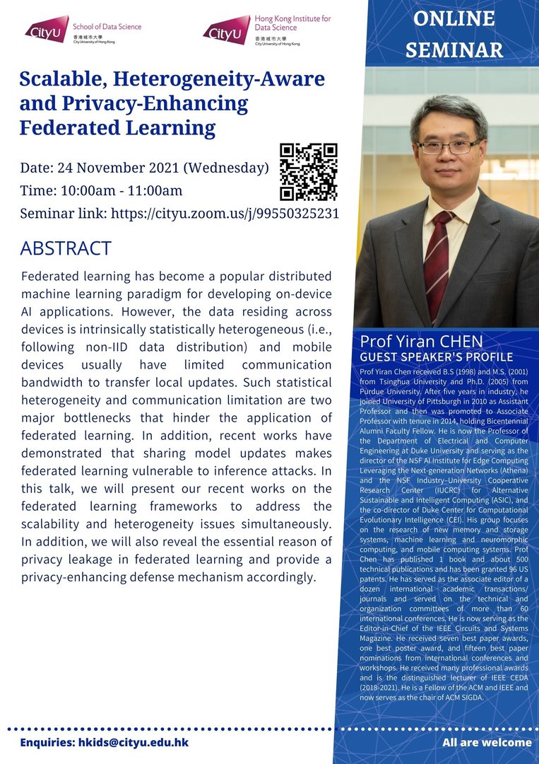 Scalable, Heterogeneity-Aware and Privacy-Enhancing Federated Learning