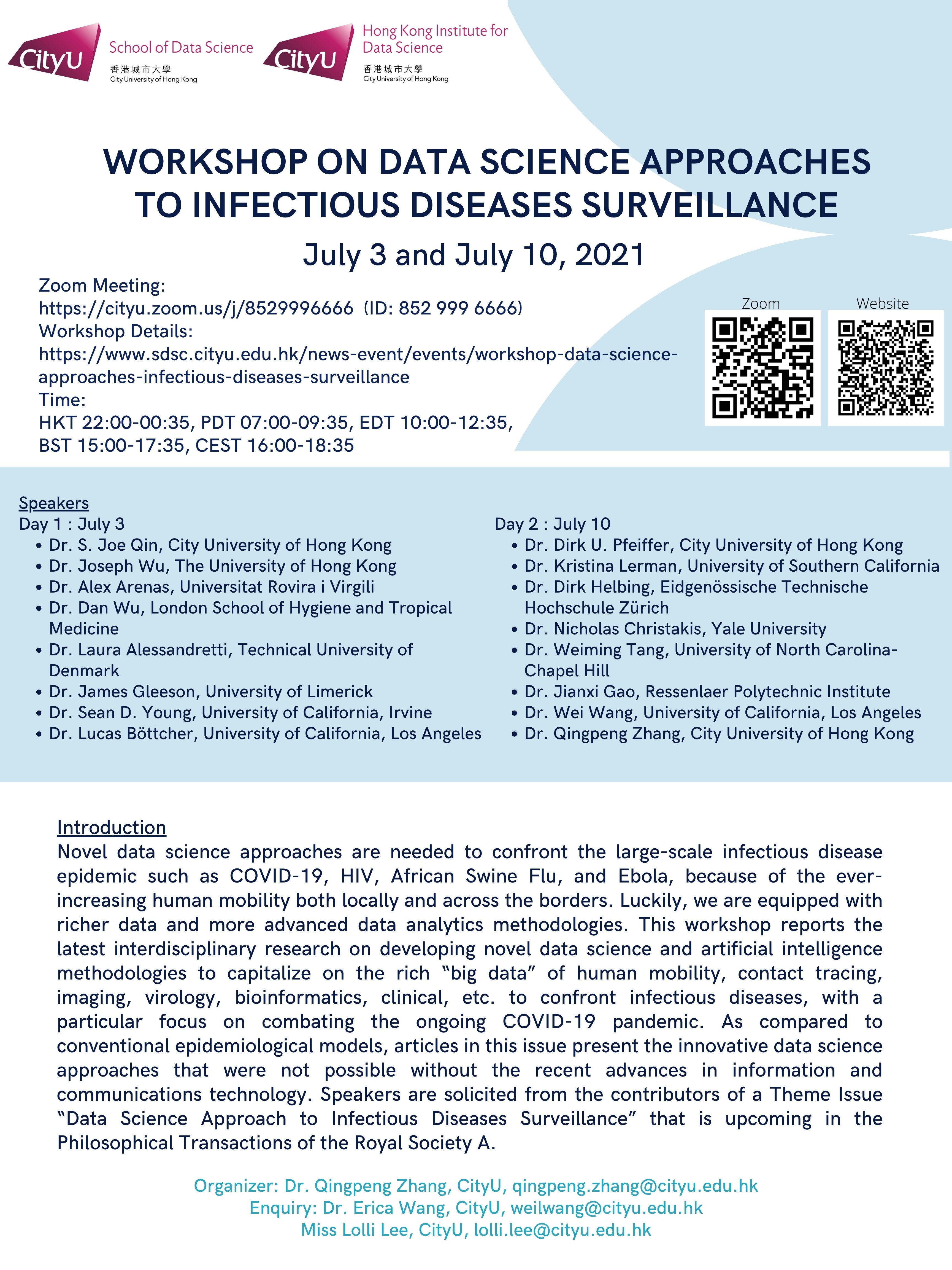 Workshop_Infectious Diseases Surveillance