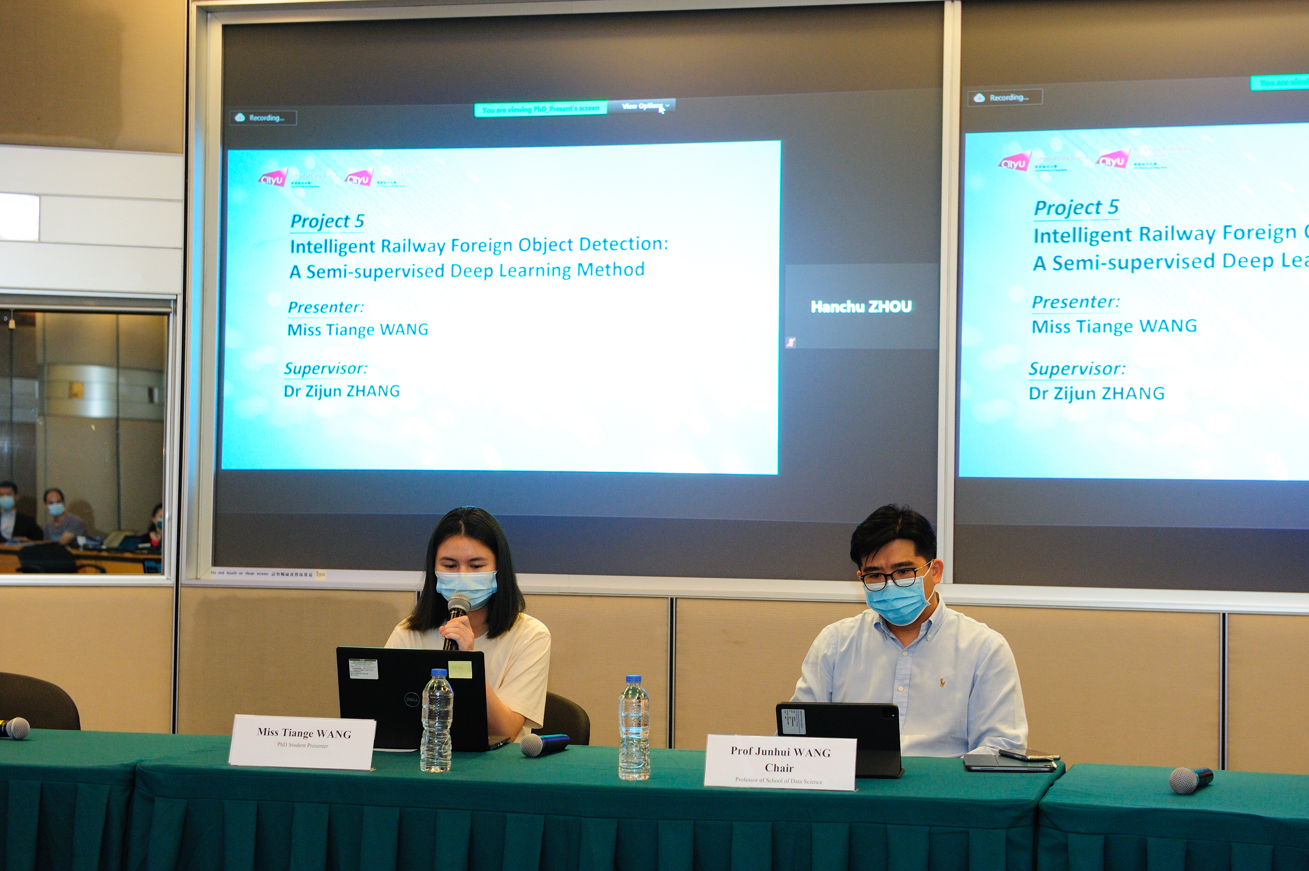 Technical presentations to showcase HKIDS’s cutting-edge research capabilities were chaired by Professor Dingxuan ZHOU and co-chair Professor Minghua CHEN