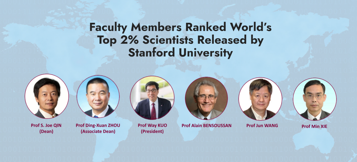 Faculty members ranked world’s top 2% scientists released by Stanford University