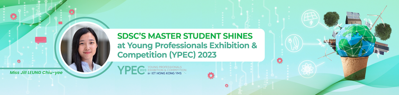 SDSC’s master student shines at Young Professionals Exhibition & Competition (YPEC) 2023